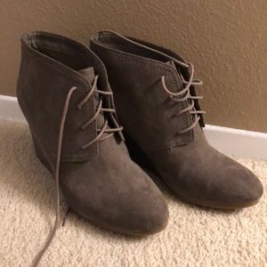 Grey booties